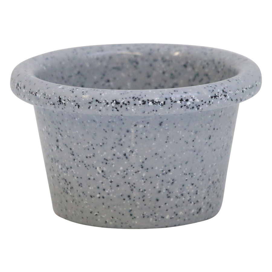 Mirage Piccolo Melamine Grey Speckle Round Ramekin 7cm 2oz PK 1