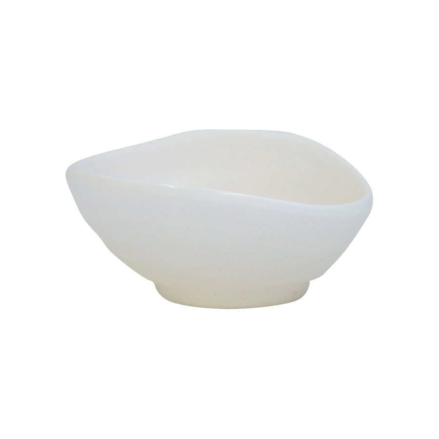 Mirage Piccolo Melamine White Organic Oval Ramekin 8.5x7cm 3.5oz PK 1