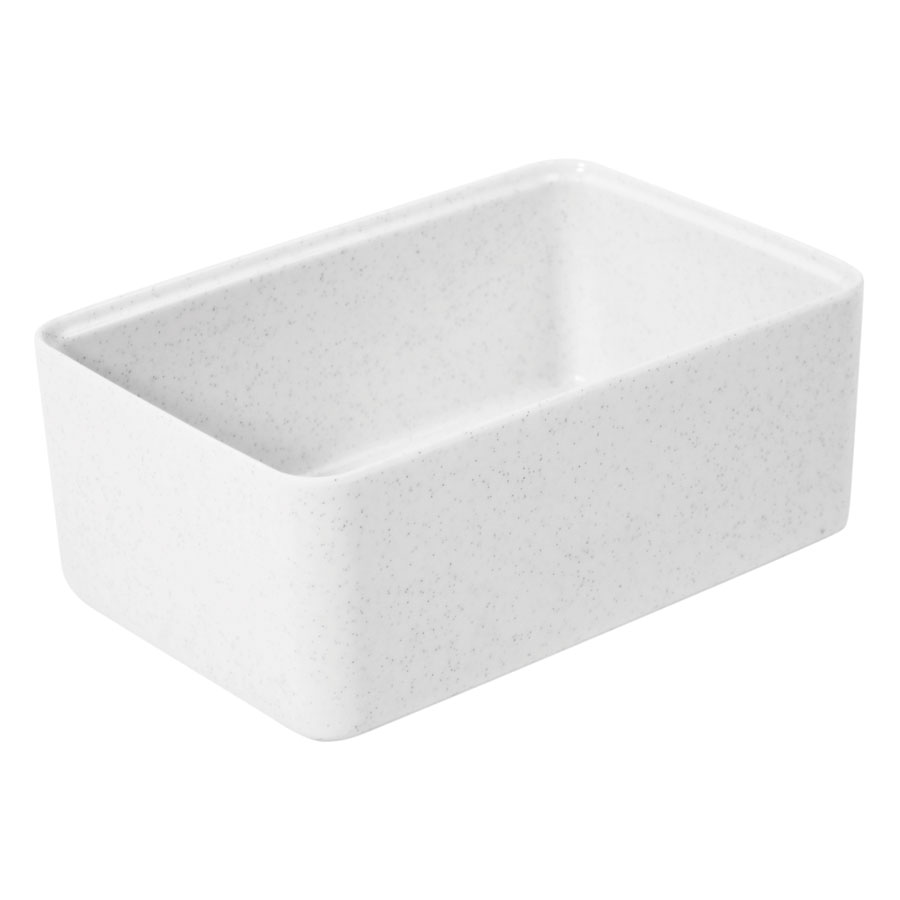 Dalebrook Kata Melaine White Rectangular Crock 260x175x100mm 3.2 Litre PK 1