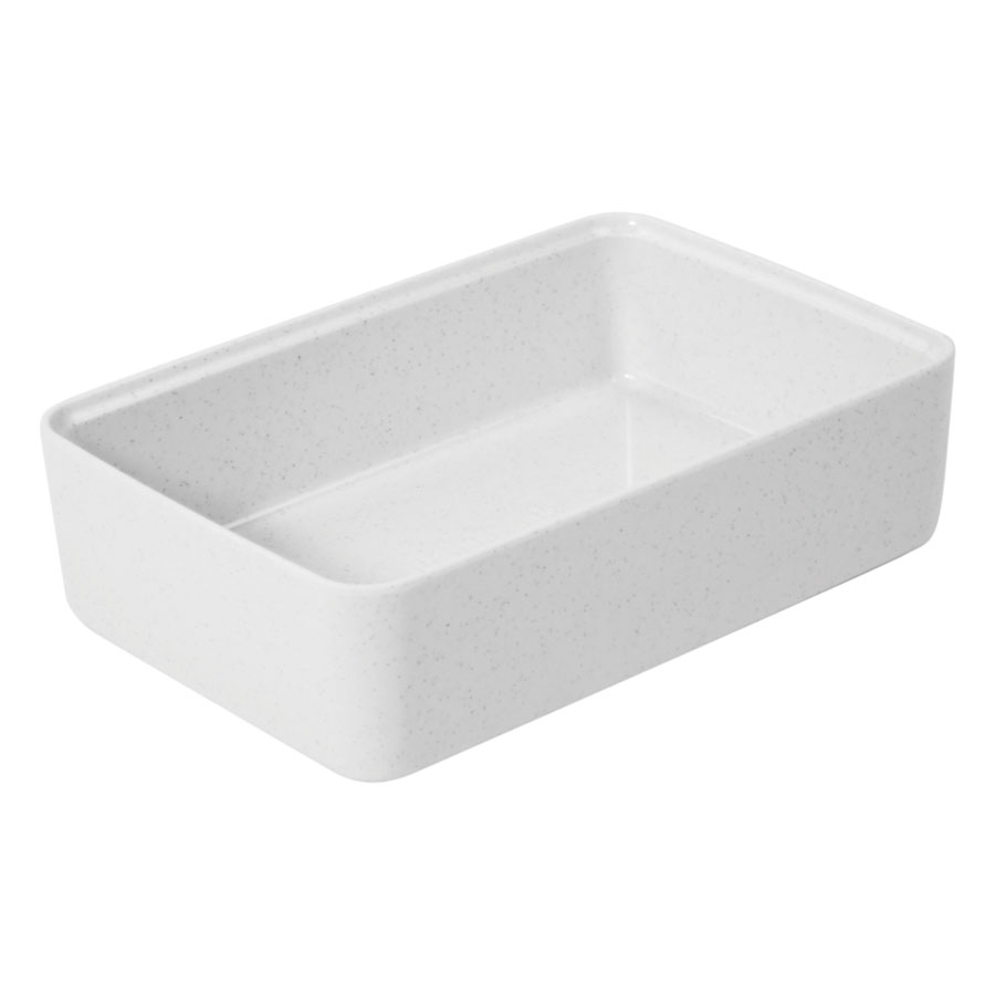 Dalebrook Kata Melaine White Rectangular Crock 260x175x70mm 1.95 Litre PK 1