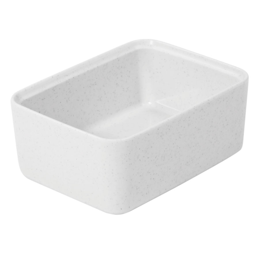 Dalebrook Kata Melaine White Rectangular Crock 175x130x70mm 850ml PK 1