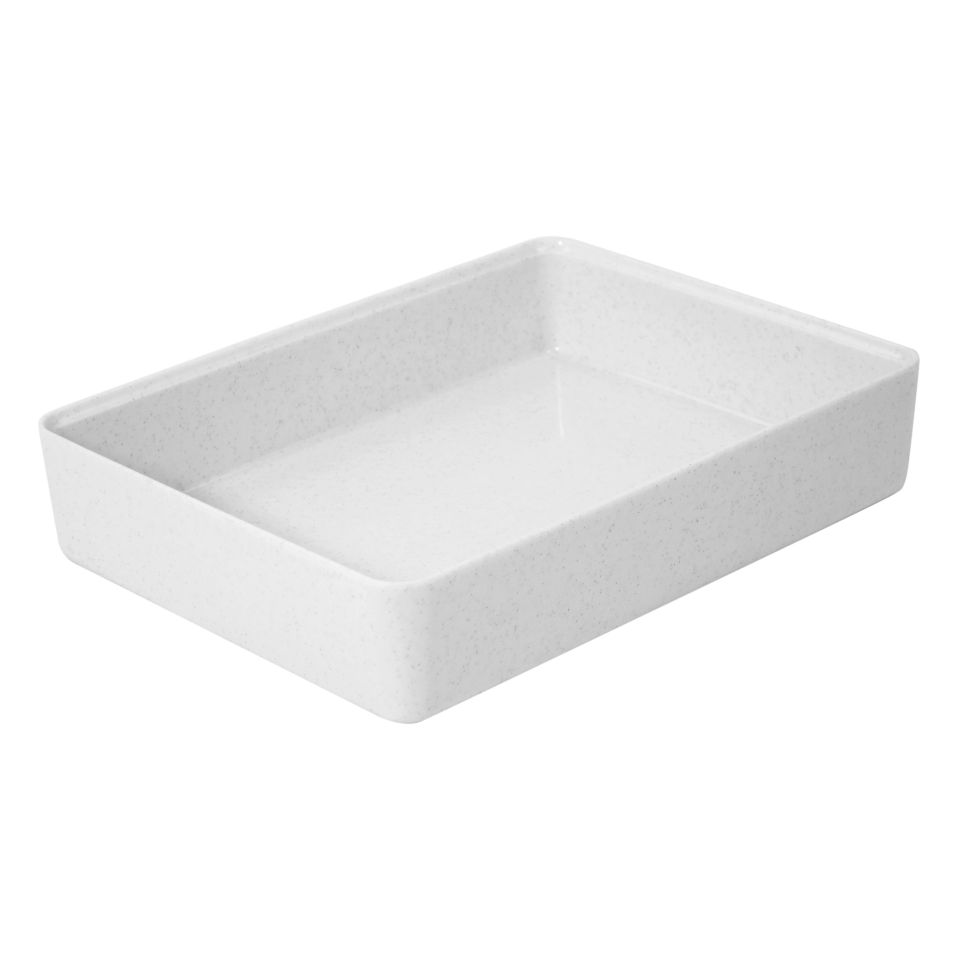 Dalebrook Kata Melaine White Rectangular Crock 345x260x70mm 4.2 Litre PK 1