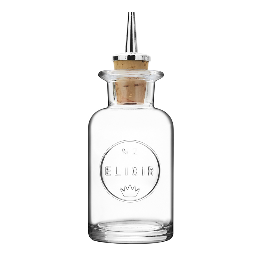 Dash Bottle Round 10cl 3.5oz PK 1