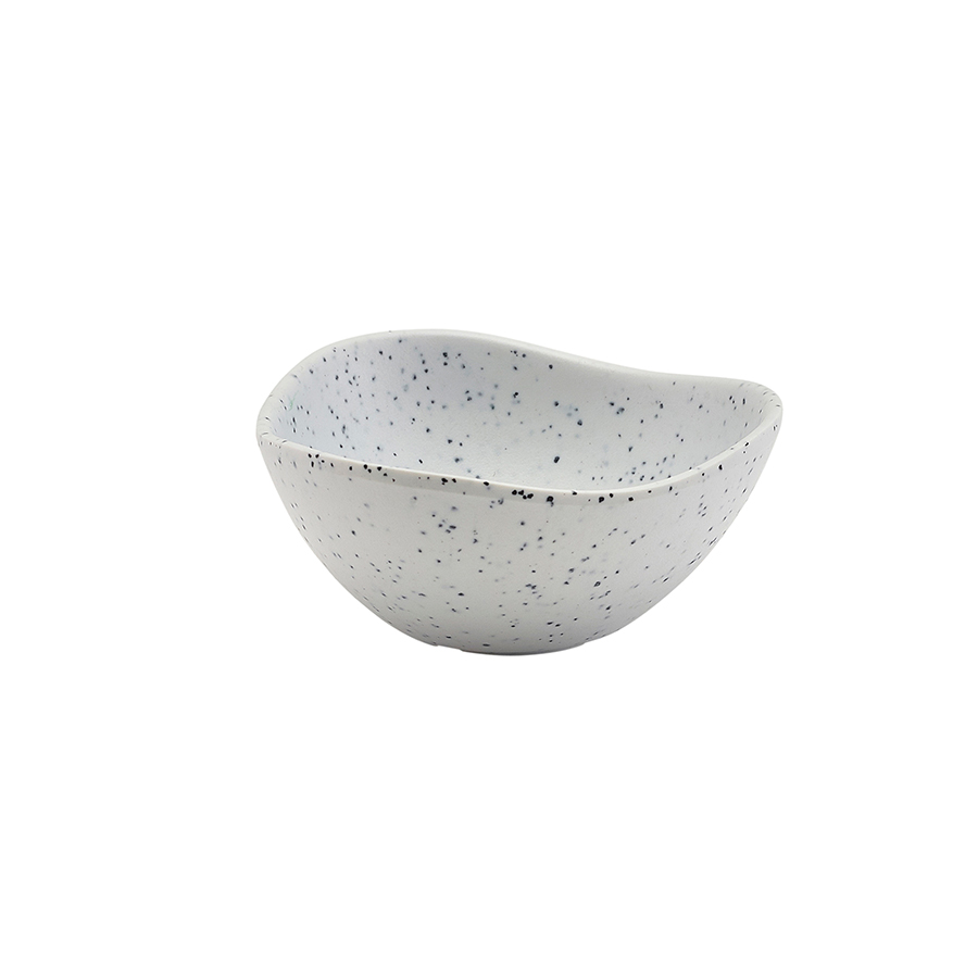 White Granite Melamine Triangular Ramekin 2.5oz PK 1