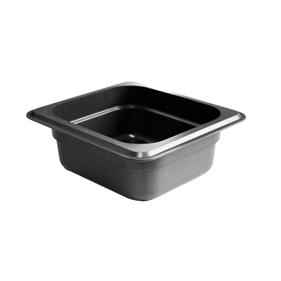 Harfield Oven To Tableware Plastic Charcoal 1/6 Gastronorm 1ltr PK 1