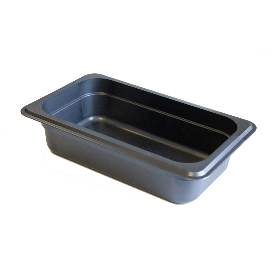 Harfield Oven To Tableware Plastic Charcoal 1/4 Gastronorm 1.5ltr PK 1