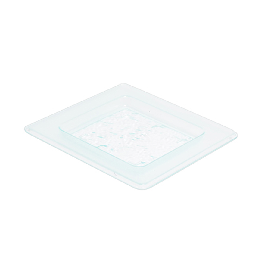 Glazz small glass effect plate 170x170x15mm PK 1