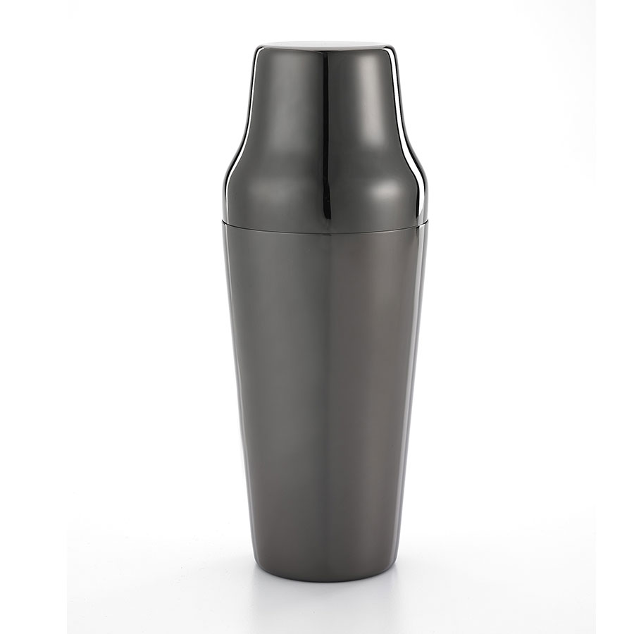 Barfly 2-Piece Parisienne Gun Metal Black Cocktail Shaker Set PK 1