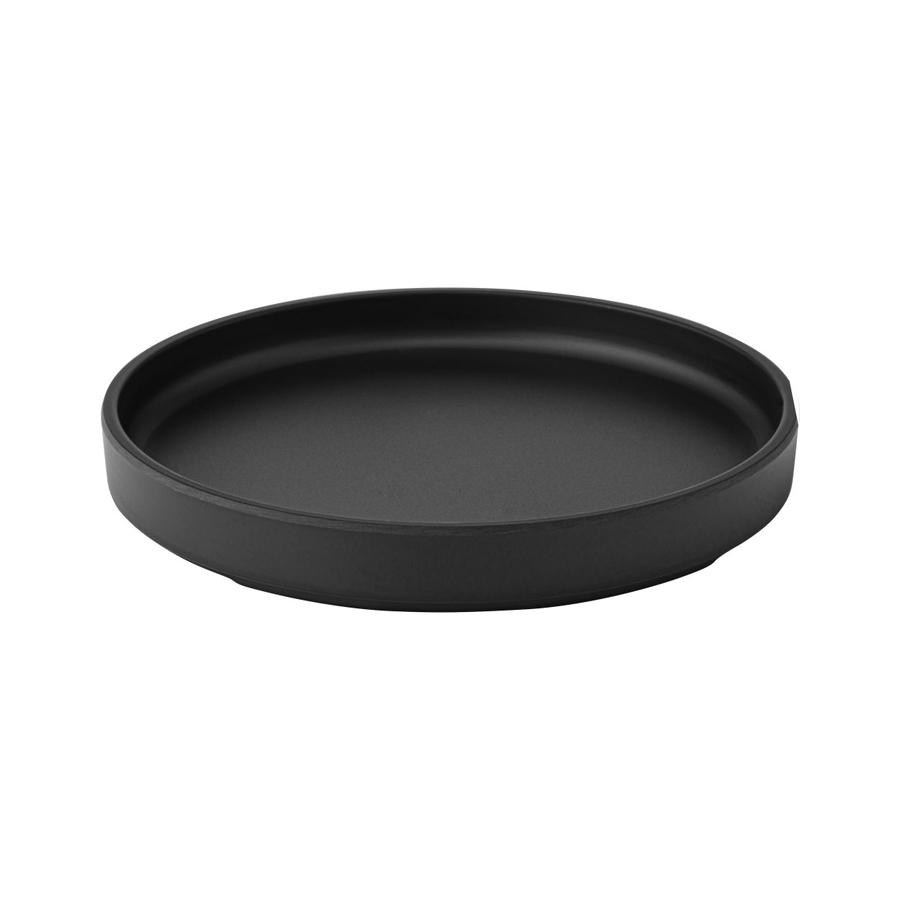 Dalebrook Hoxton Black Matt Melamine Small Plate or Lid 152x21mm PK 12