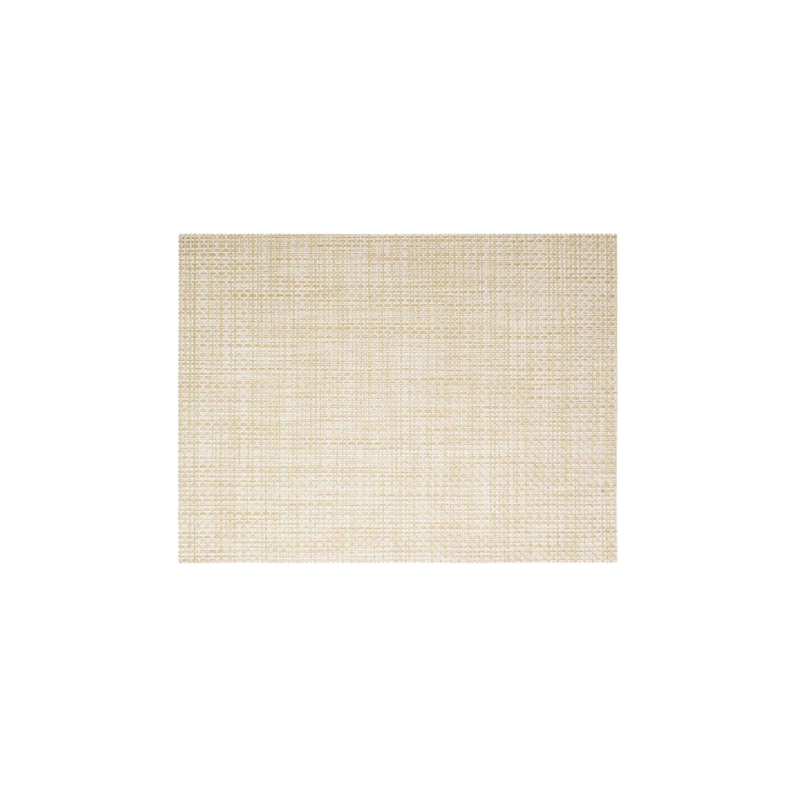 Front of The House Metroweave Vinyl Rectangular Natural Basketweave Mat 40x30.5cm PK 12