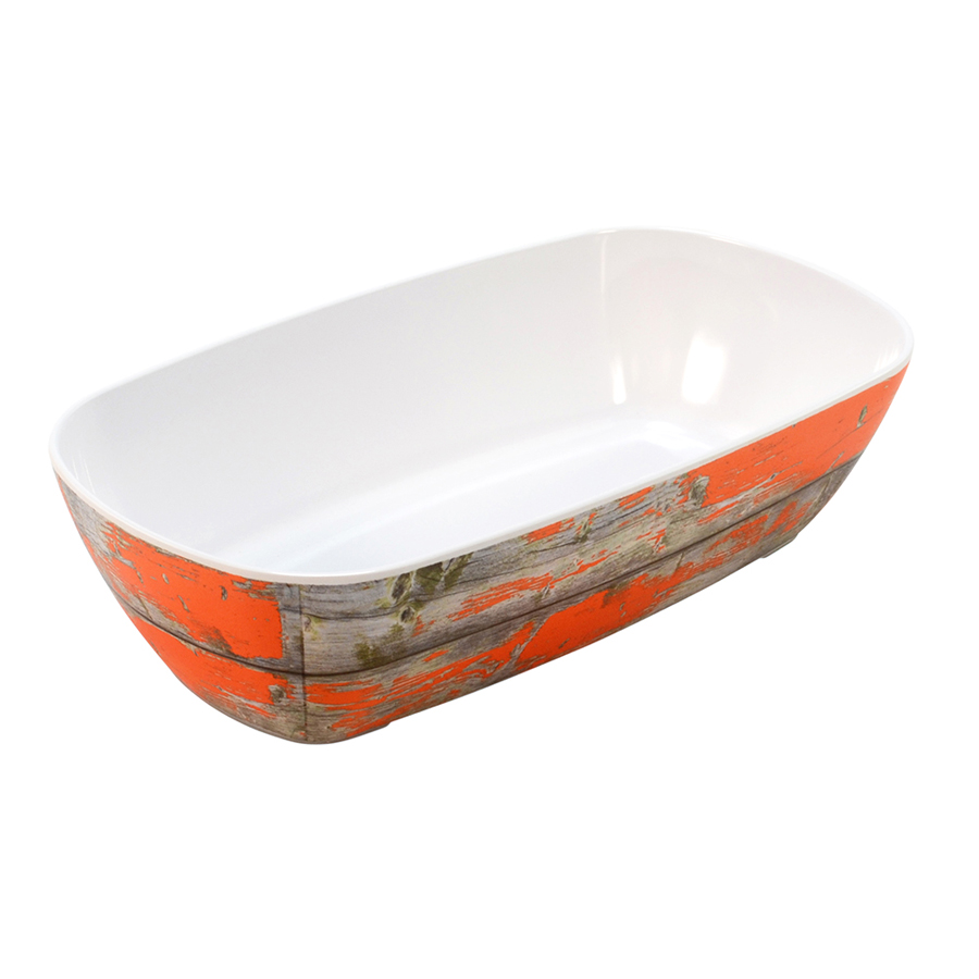 Tura Rustic Orange 1/3 Crock 17.6 x 32.5cm 2L PK 1