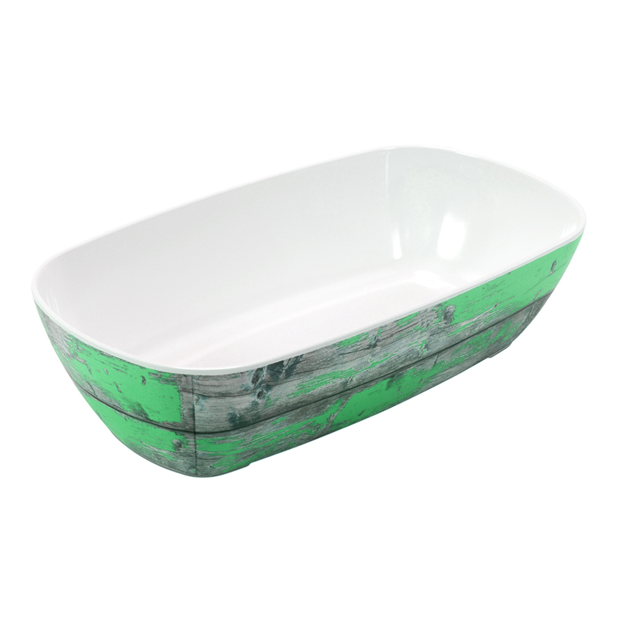 Tura Rustic Teal 1/3 Crock 17.6 x 32.5cm 2L PK 1
