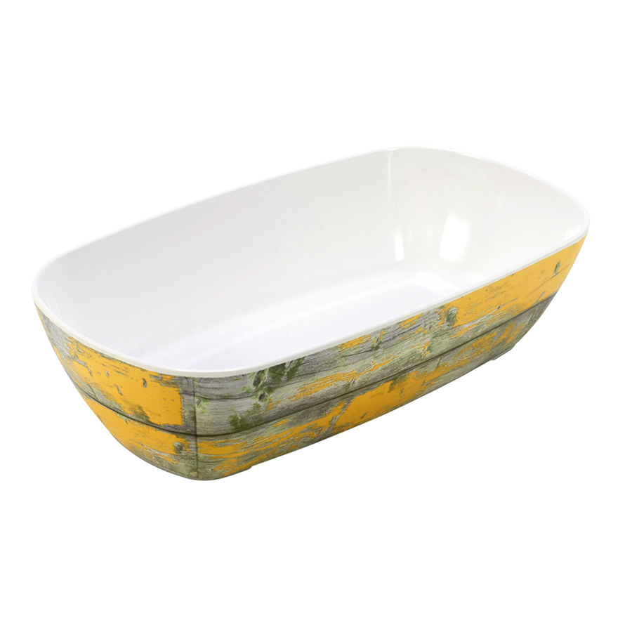 Tura Rustic Yellow 1/3 Crock 17.6 x 32.5cm 2L PK 1