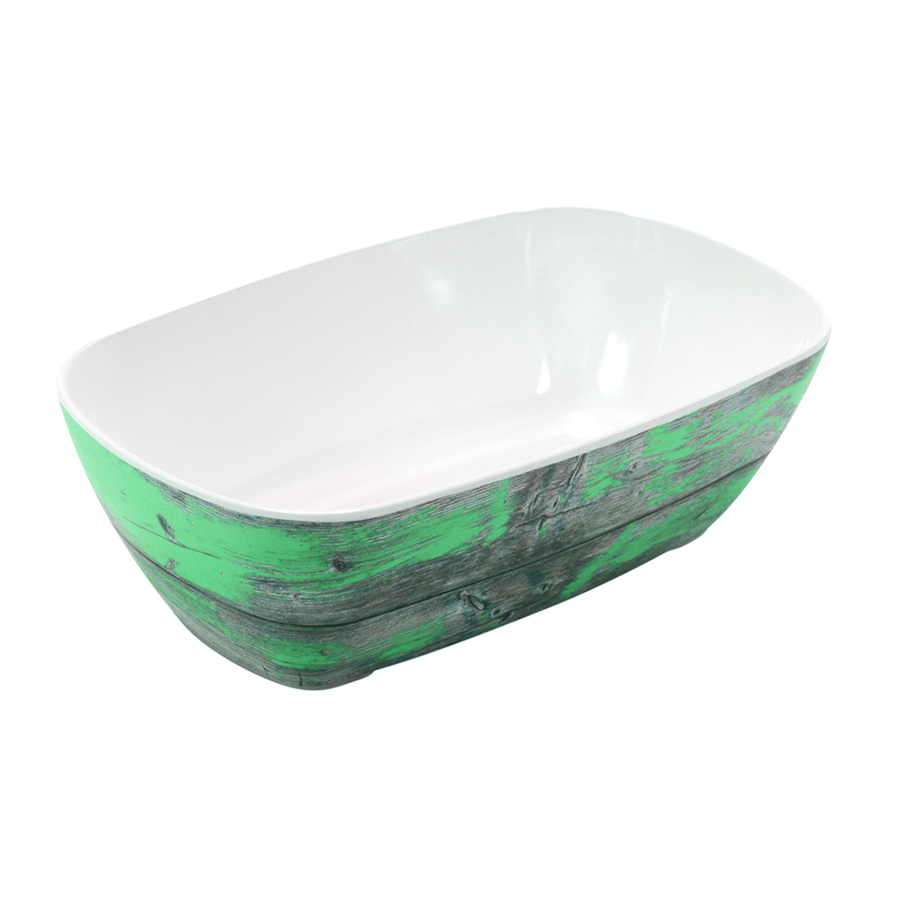 Tura Rustic Teal 1/4 Crock 26.5 x 16.2cm1.5L PK 1