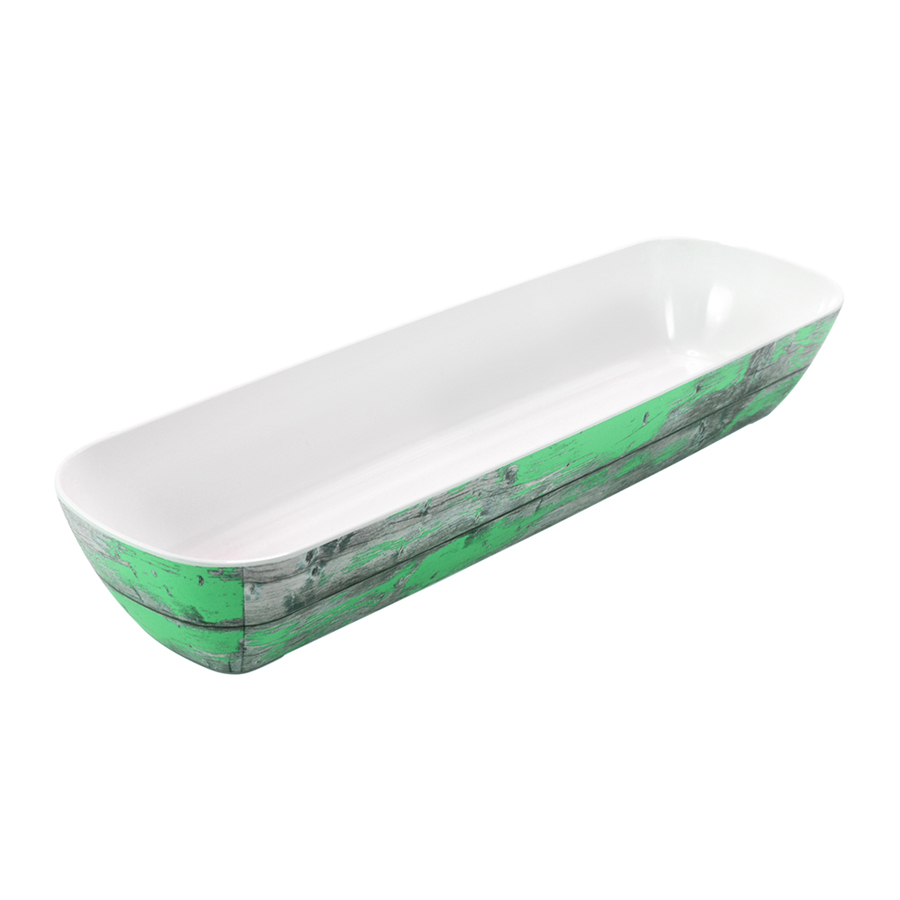 Tura Rustic Teal 2/4 Crock 53 x 16.cm 3.5L PK 1