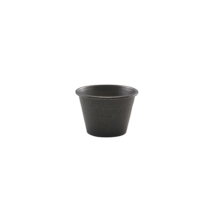 GenWare Black Vintage Steel Ramekin 71ml 2.5oz PK 24