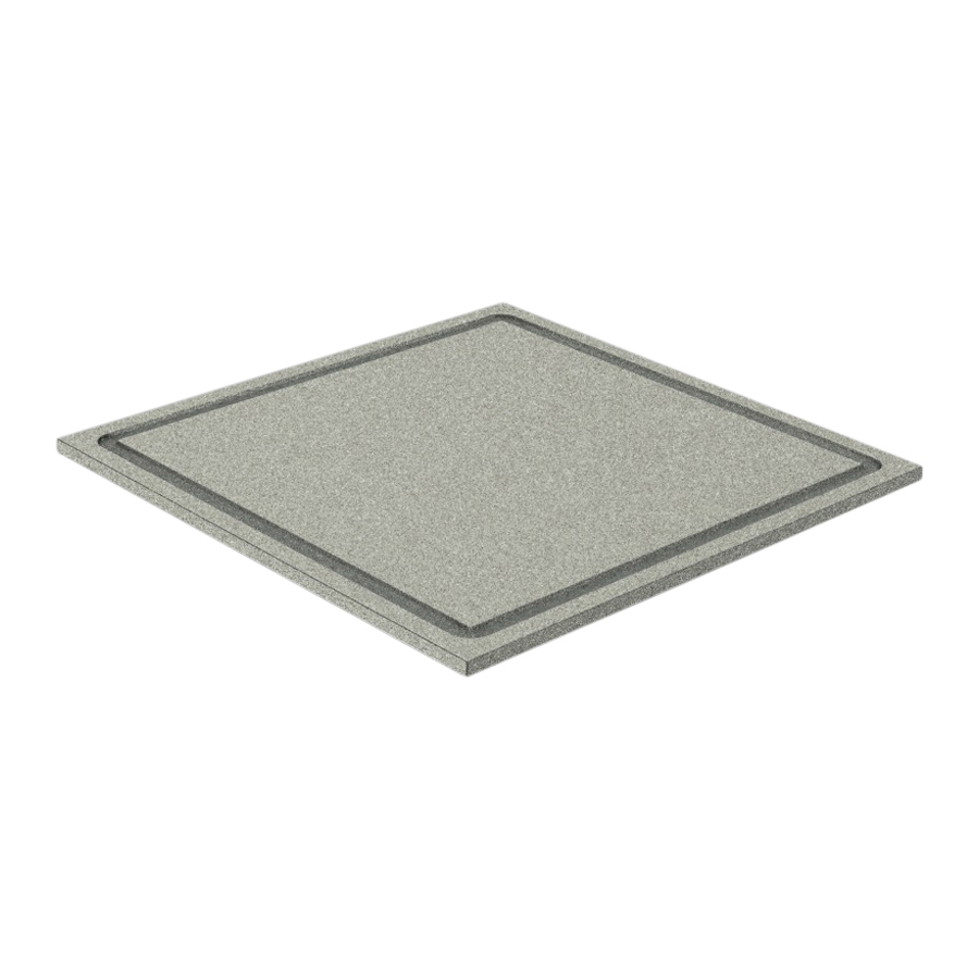 D.W. Haber Fusion Buffet System Square Aluminum Plate 35.6cm PK 1