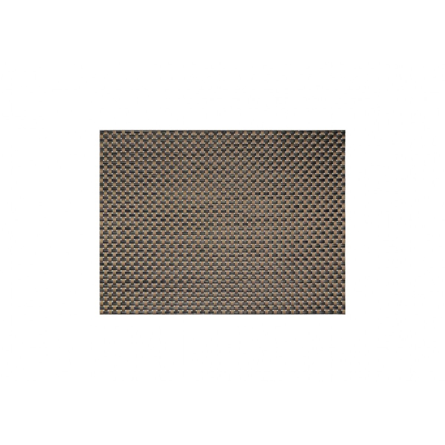 Front of The House Metroweave Vinyl Rectangular Copper Basketweave Mat 40x30.5cm PK 12