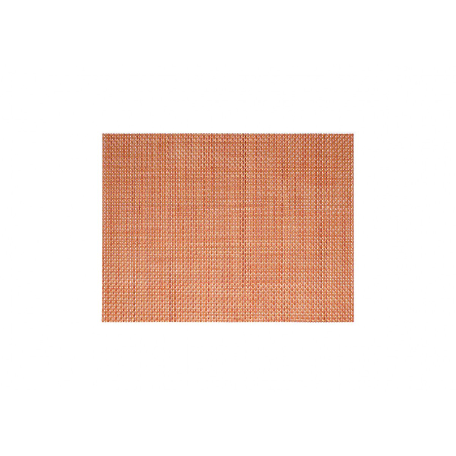 Front of The House Metroweave Vinyl Rectangular Apricot Basketweave Mat 40.5x30.5cm PK 12