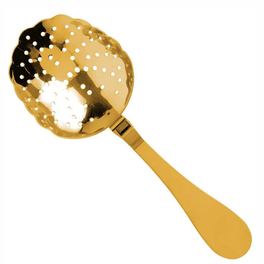 Urban Bar Biloxi Gold Julep Style Cocktail Strainer 21cm PK 1