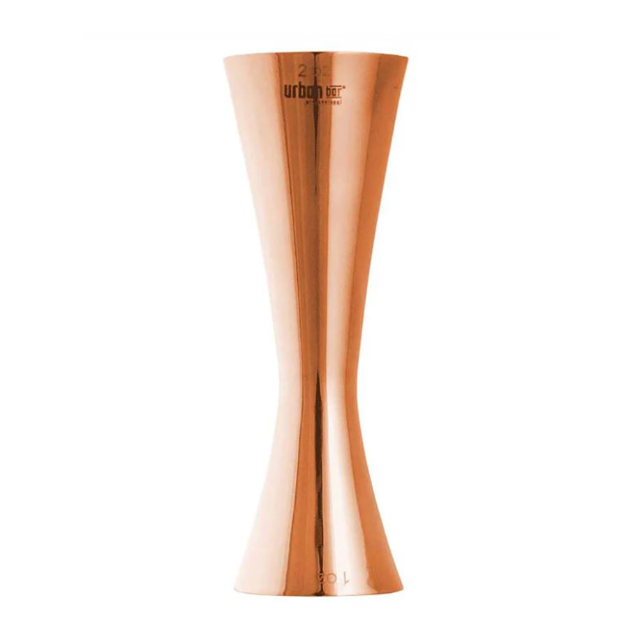 Urban Bar Aero Copper Cocktail Jigger 1oz/2oz PK 1