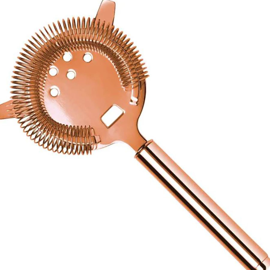 Urban Bar Hawthorne Copper Cocktail Strainer 20cm PK 1