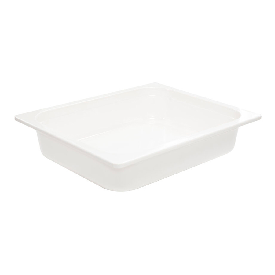 Mirage Melamine White 1/2 Gastronorm 65mm Deep PK 1