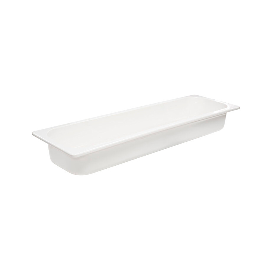Mirage Melamine White 2/4 Gastronorm 65mm Deep PK 1