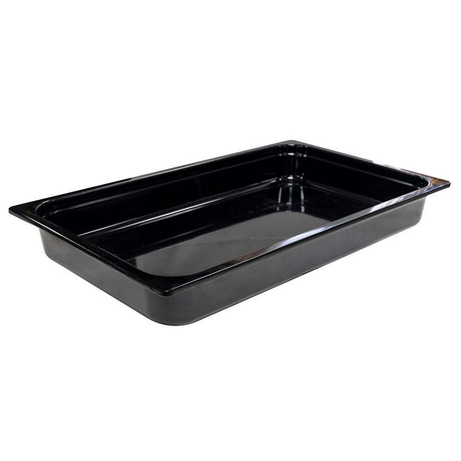 Mirage Melamine Black 1/1 Gastronorm 100mm Deep PK 1