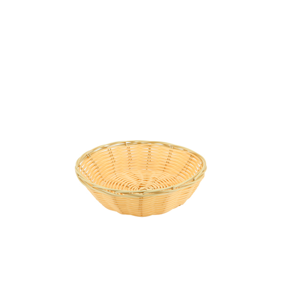 GenWare Round Polywicker Basket 17.8x4.5cm PK 12