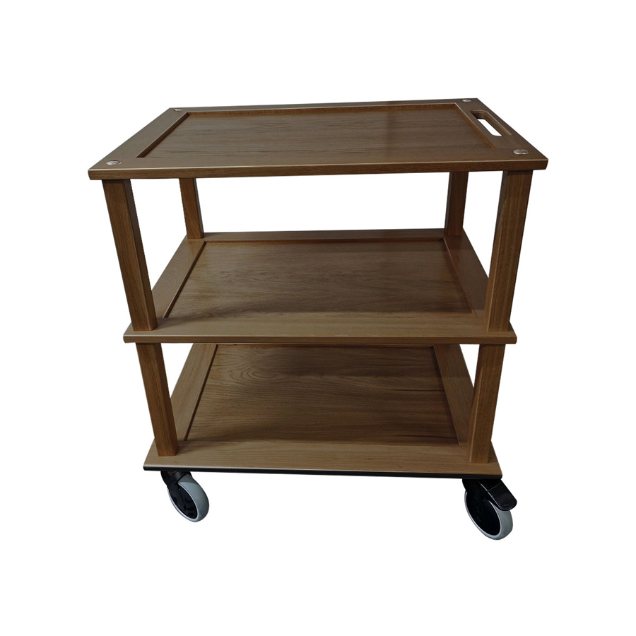 Podium Dark Brown Oak Hospitality Trolley 798x558x855mm PK 1