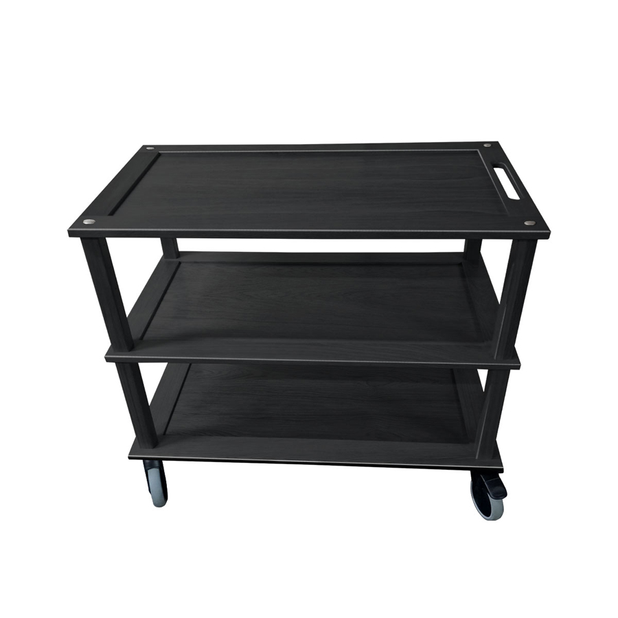 Podium Long Black Oak Hospitality Trolley 1010x558x855mm PK 1