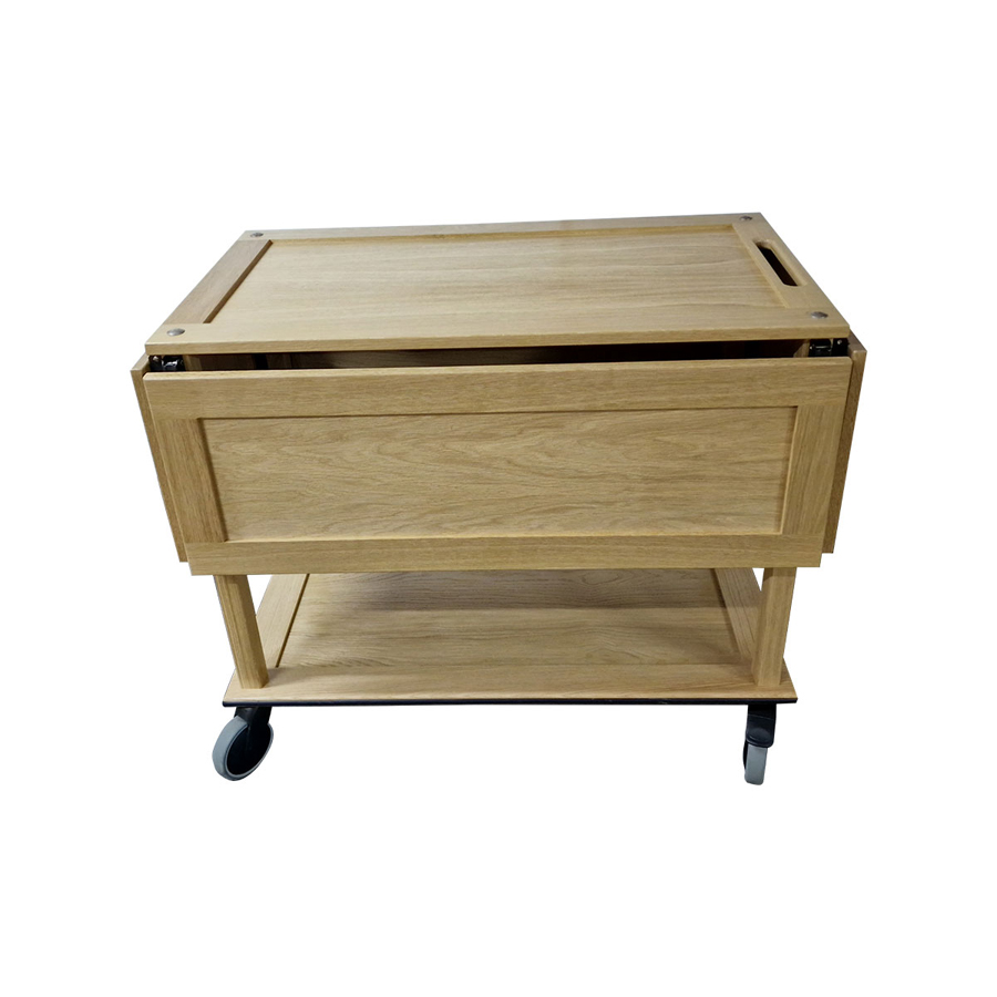Podium Long Island Natural Oak Hospitality Trolley 1678x1225x855mm PK 1