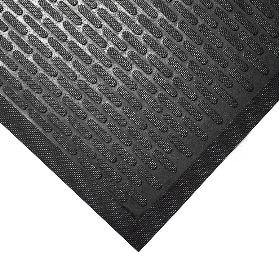 COBA SCRAPE RUBBER BLACK WORKPLACE MAT 1 X 1.75M