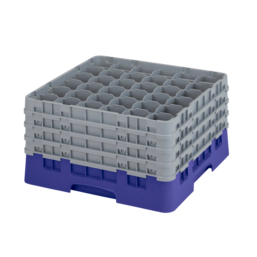 Camrack Glass Rack 36 Compartments Navy Blue PK 1
