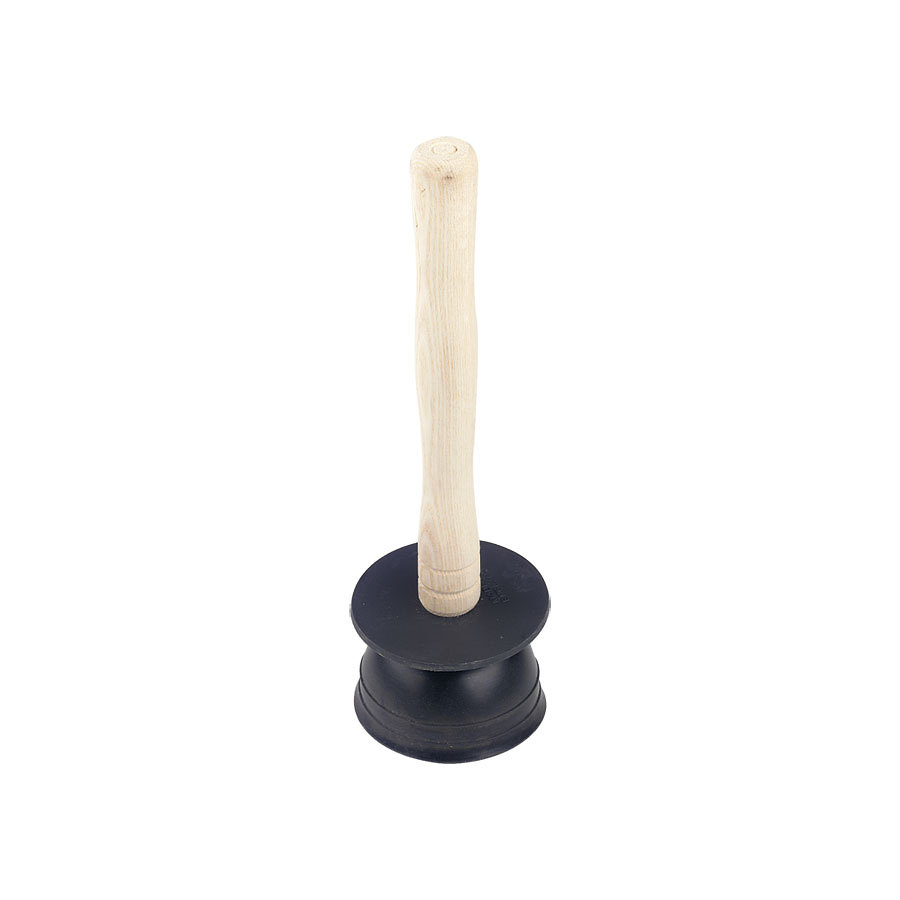 Hillbrush Rubber Sink Plunger With Wooden Handle 254x100mm PK 1