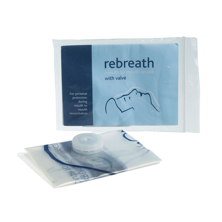 Rebreath Mouth to Mouth Resuscitator Mask PK 10