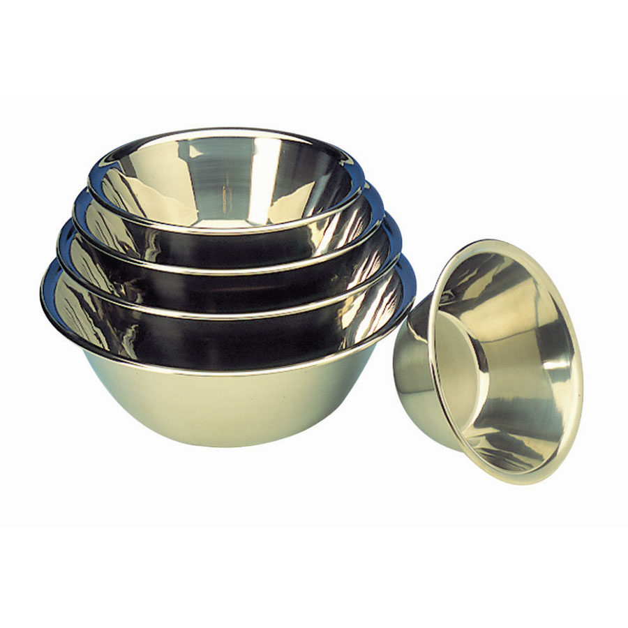 Matfer Bourgeat Mixing Bowl Flat Bottomed Stainless Steel 1ltr 16cm PK 1