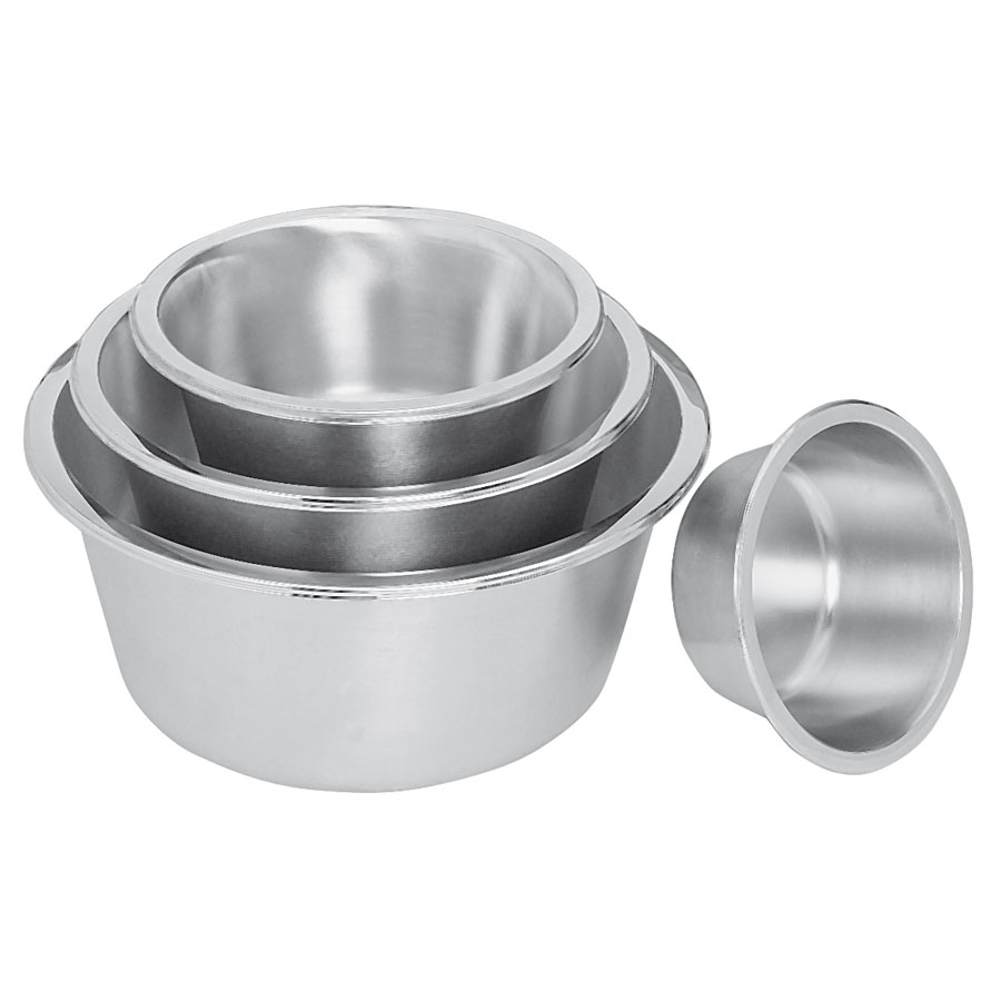 Mixing Bowl Flat Bottomed Stainless Steel 5ltr 25cm PK 1
