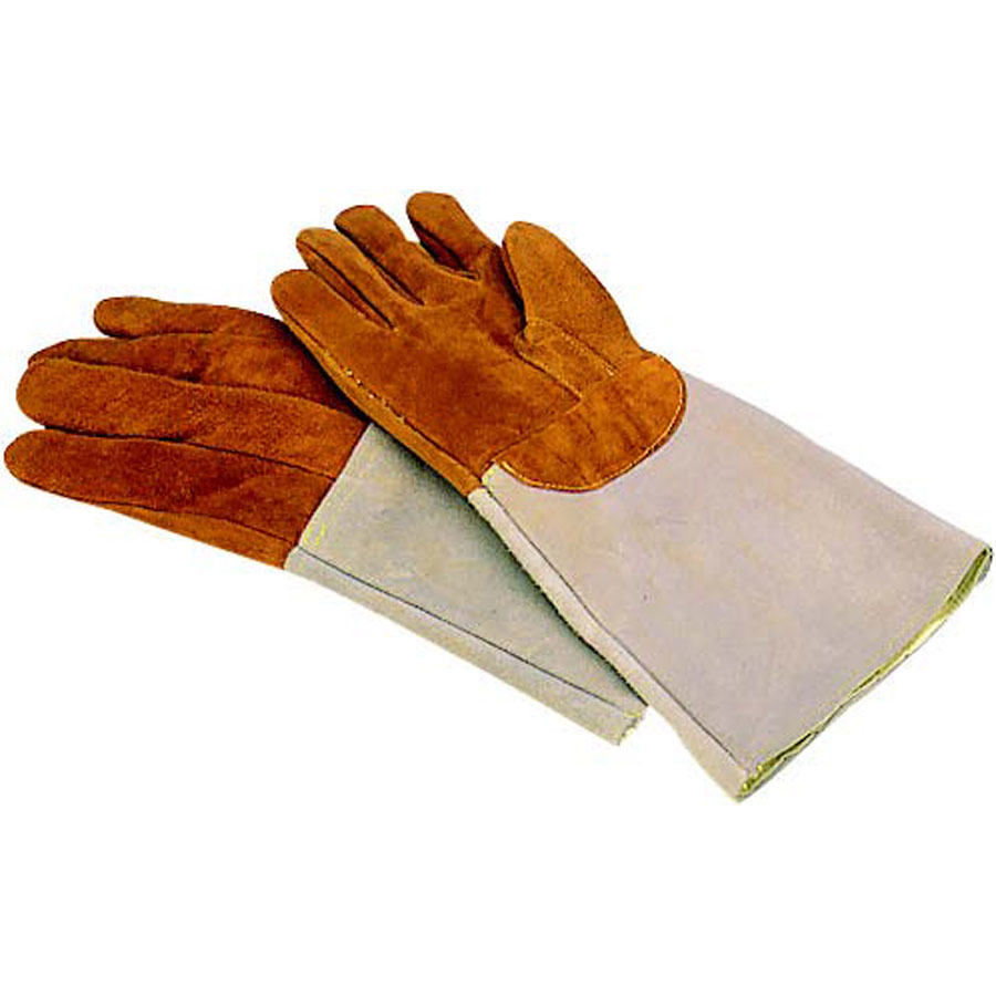 Matfer Bourgeat Bakers Gloves Leather Pair 20cm PK 1