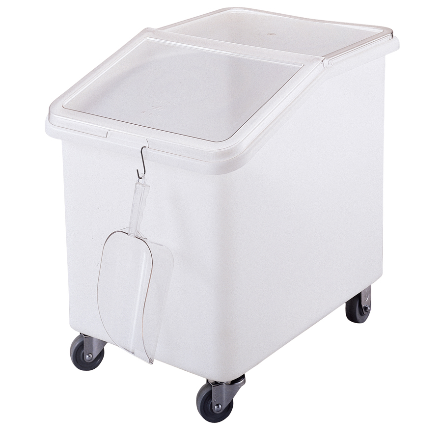 CAMBRO INGREDIENT BIN WITH SLOPED 2 PIECE LID 140LTR 550X750X710MM