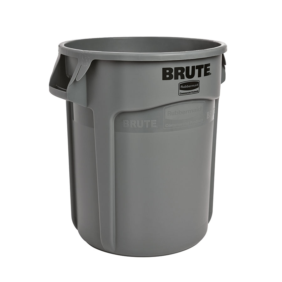 Rubbermaid Brute® Round Containers Grey 37.9ltr PK 1