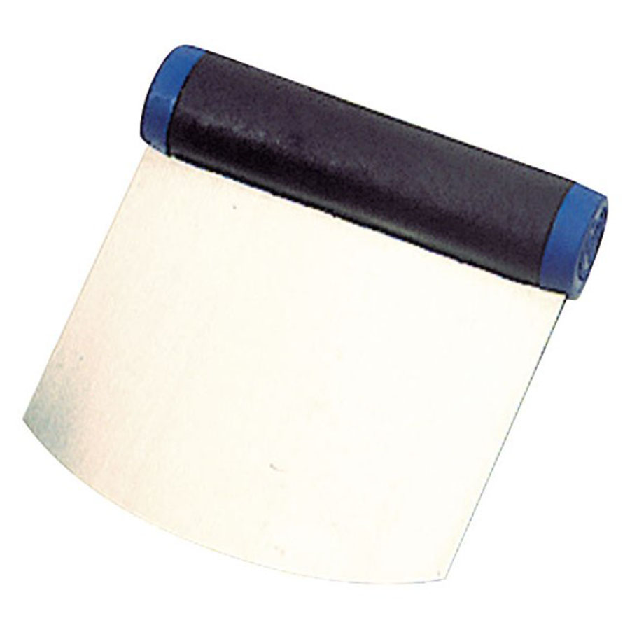 Matfer Bourgeat Dough/Pastry Scraper 11 x 10.5cm Stainless Steel Blade Round Edge PK 1