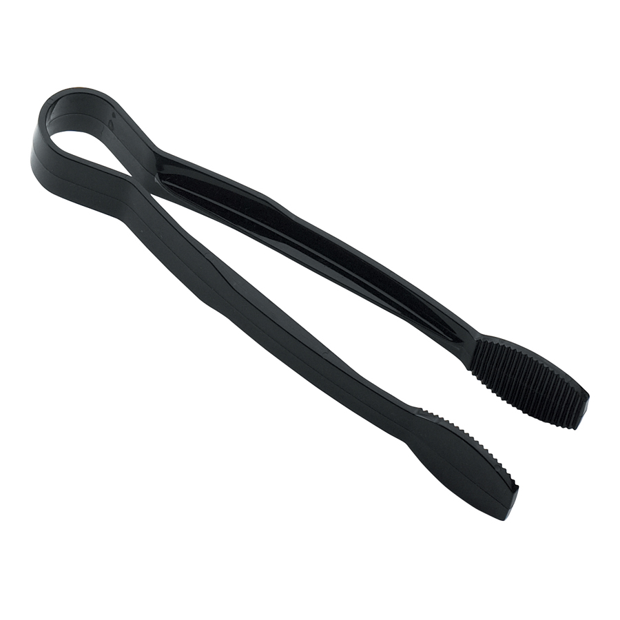 Cambro Lugano Polycarbonate Black Flat Grip Tongs 23cm PK 1