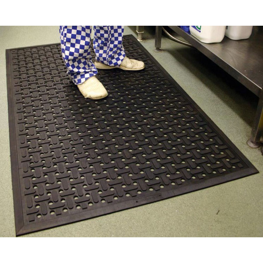 Coba Kitchen Mat Black 0.85 x 1.4m PK 1