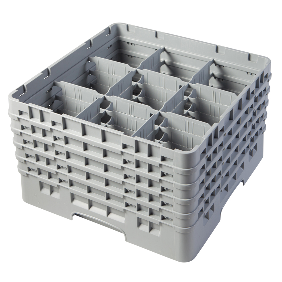 Cambro Camrack Glass Rack 9 Compartments Grey PK 1