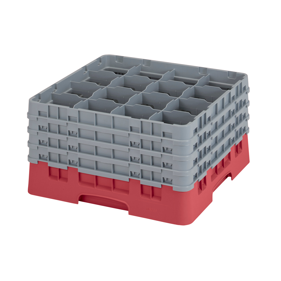Camrack Glass Rack 16 Compartments Cranberry PK 1