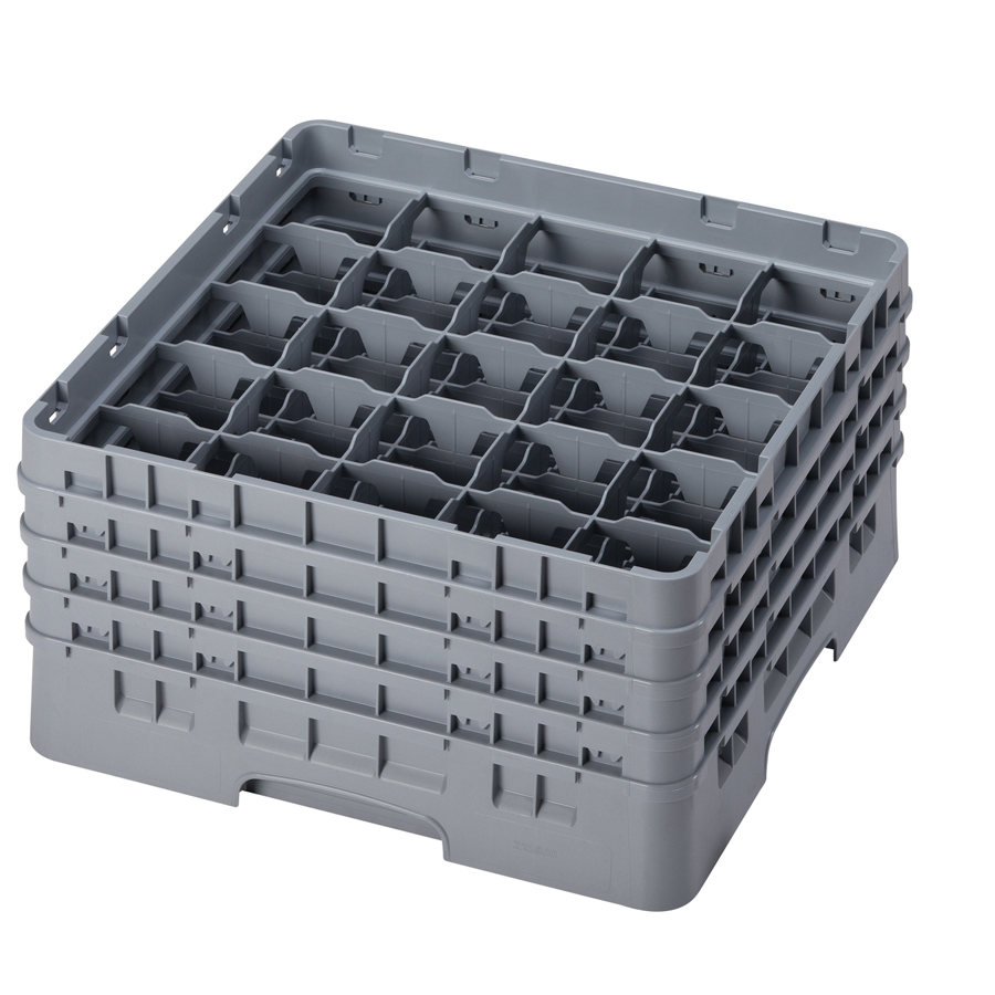 Cambro Camrack Glass Rack 25 Compartments Grey PK 1