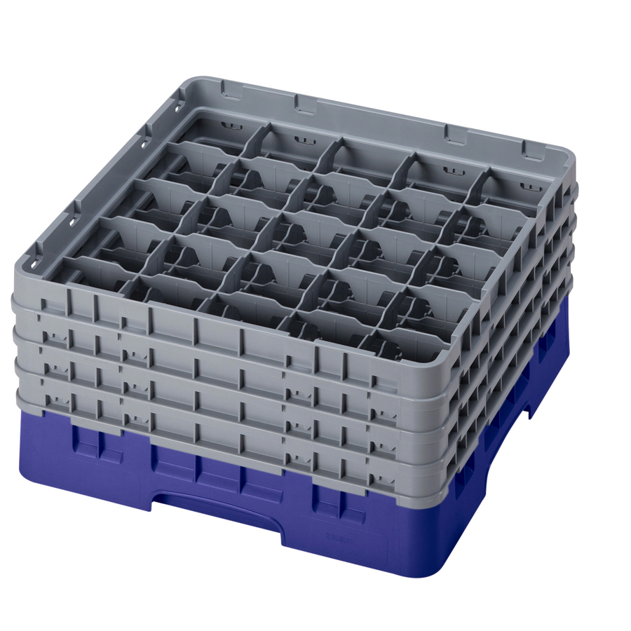 Camrack Glass Rack 25 Compartments Navy Blue PK 1