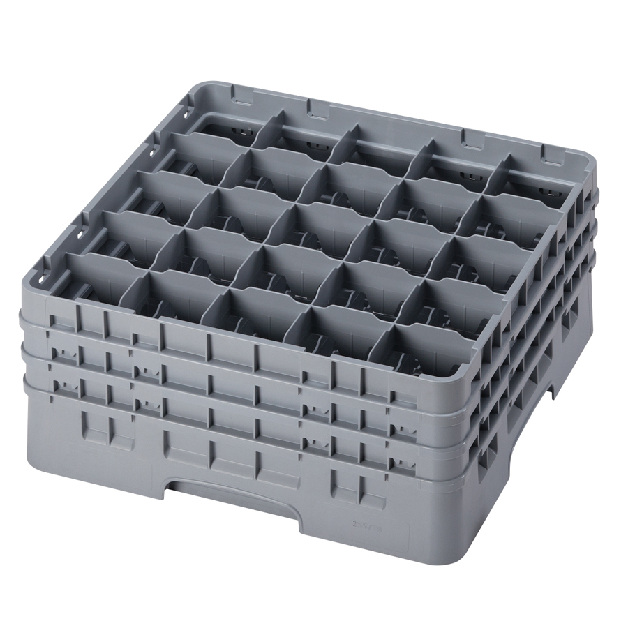 Cambro Camrack Glass Rack 25 Compartments Grey PK 1